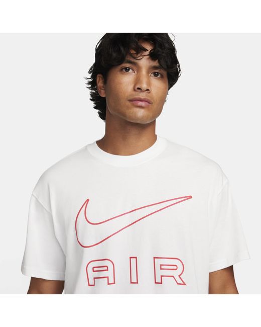 Nike Sportswear Max90 T-shirt in het White voor heren