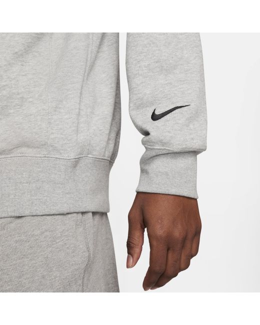 Nike Sportswear Sweatshirt Van Sweatstof Met Ronde Hals in het Gray voor heren