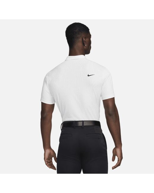 Nike White Tour Dri-fit Adv Golf Polo for men