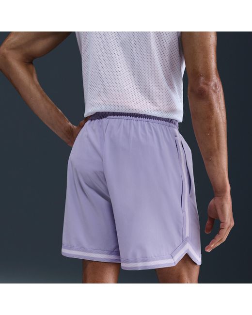 Nike Blue Dna Dri-Fit 6" Uv Woven Basketball Shorts for men