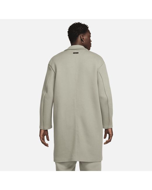 Nike Sportswear Tech Fleece Reimagined Trenchcoat Met Ruimvallende Pasvorm in het Natural voor heren