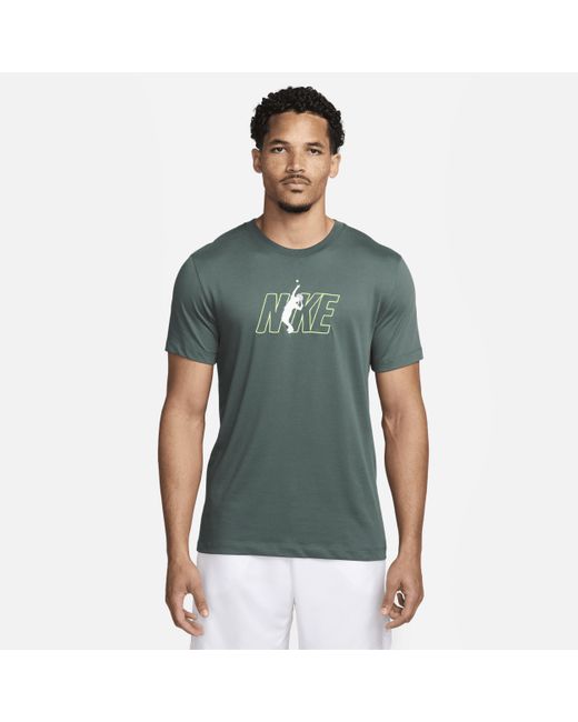 Nike Court Dri-fit Tennisshirt in het Green voor heren