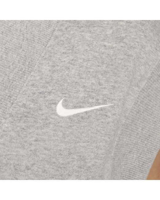 Smanicato oversize sportswear phoenix fleece di Nike in Gray