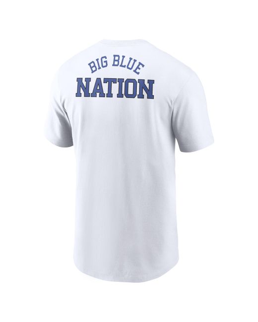 Nike White Kentucky Wildcats Blitz College T-shirt for men