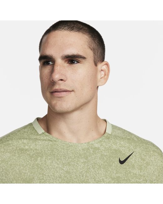 Nike Green Golf Club Golf Short-sleeve Top Cotton for men