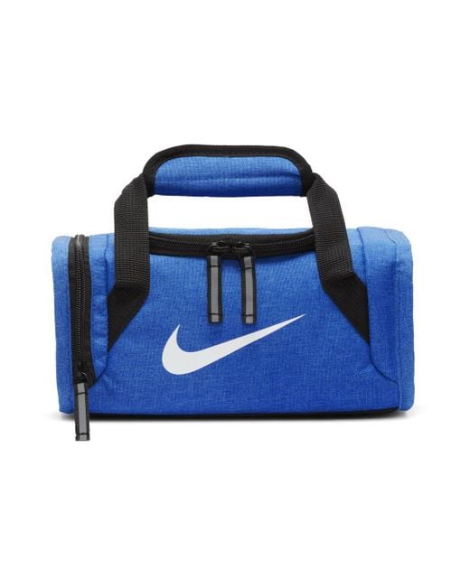 Buy Nike Brasilia Printed Duffel Bag - Blue At 31% Off