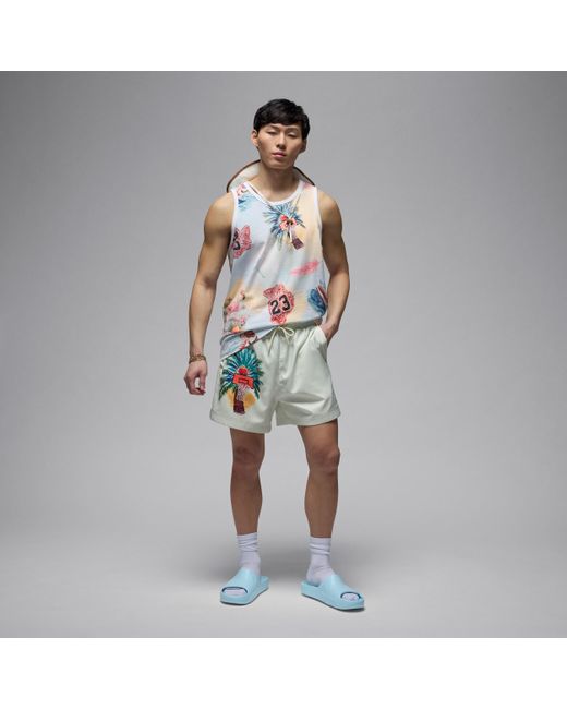 Nike Flight Essentials Tanktop Voor in het White voor heren