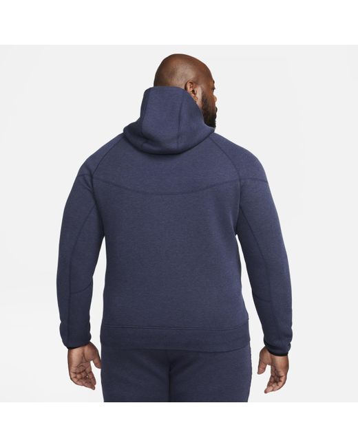 Nike Blue Sportswear Tech Fleece Windrunner Full-zip Hoodie 50% Sustainable Blends for men