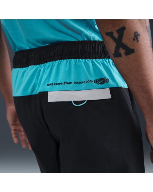 Nike Blue Tech Woven Shorts for men