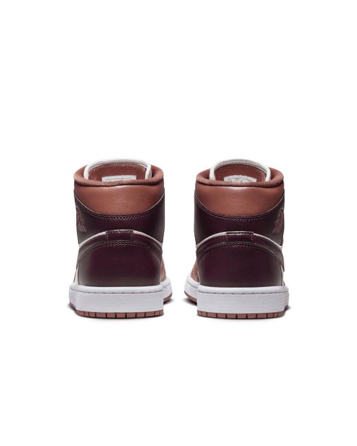 Nike Brown Air 1 Mid Shoes