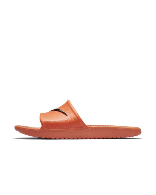Nike Kawa Shower Men's Slide Sandal in Orange for Men | Lyst