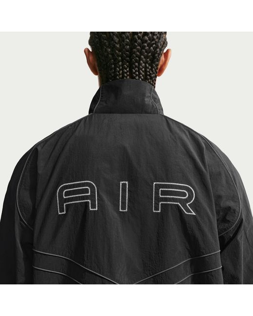 Nike Black Air Windrunner Track Jacket for men
