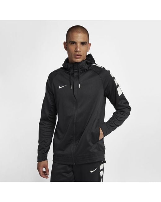 Nike Therma Elite Basketball Hoodie in Black for Men | Lyst