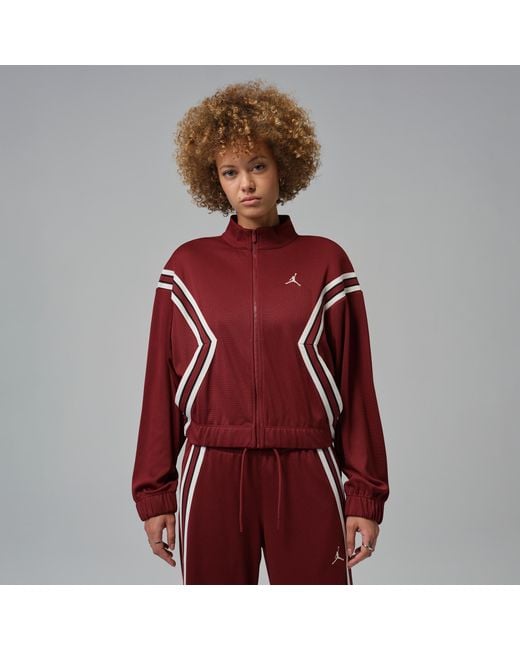 Nike Red Brooklyn Full-Zip Track Jacket