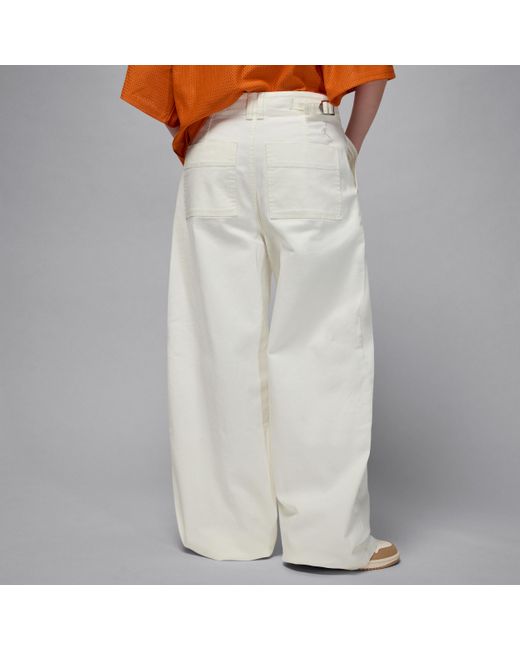 Nike White Nike Flight '91 Wide-Leg Baggy Trousers