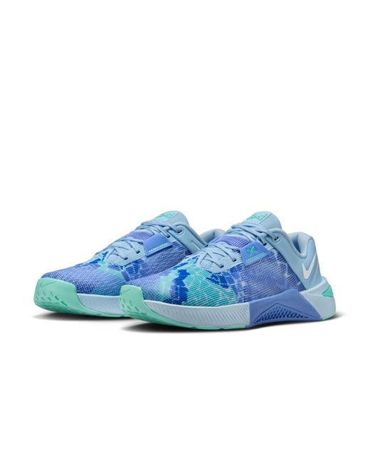 Nike Blue Metcon 10 Amp Workout Shoes