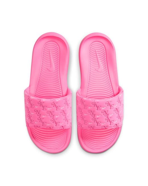 Nike Pink Victori One Slides