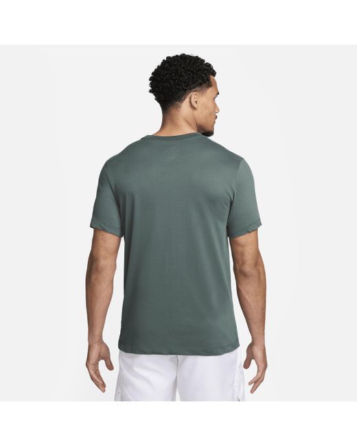 Nike Court Dri-fit Tennisshirt in het Green voor heren