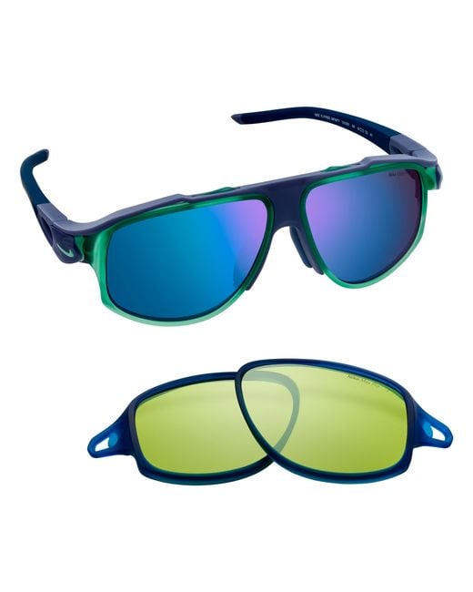 Nike Black Flyfree Infinity Mirrored Sunglasses