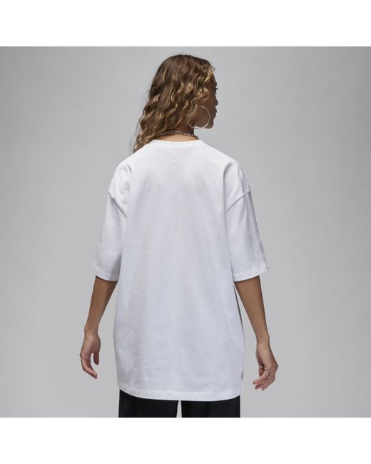 Nike White Jordan Essentials Oversized T-shirt Cotton