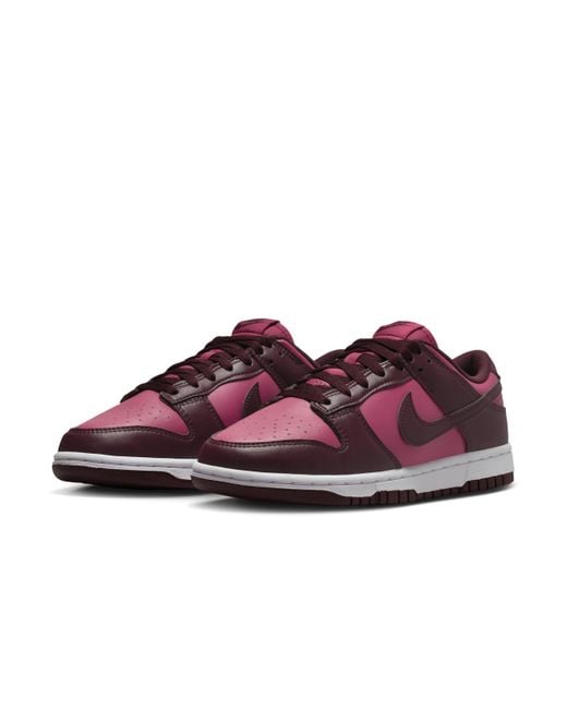 Nike Red Dunk Low Shoes