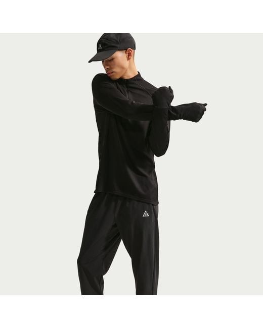 Nike Black Acg "Dawn Range" Dri-Fit Trail Running Pants for men