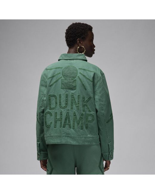 Nike X Nina Chanel Abney Canvas Jacket in Green Lyst
