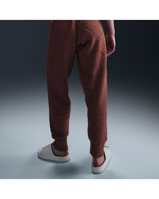 Nike Blue Sportswear Phoenix Cozy Bouclã High-Waisted Oversized Knit Pants