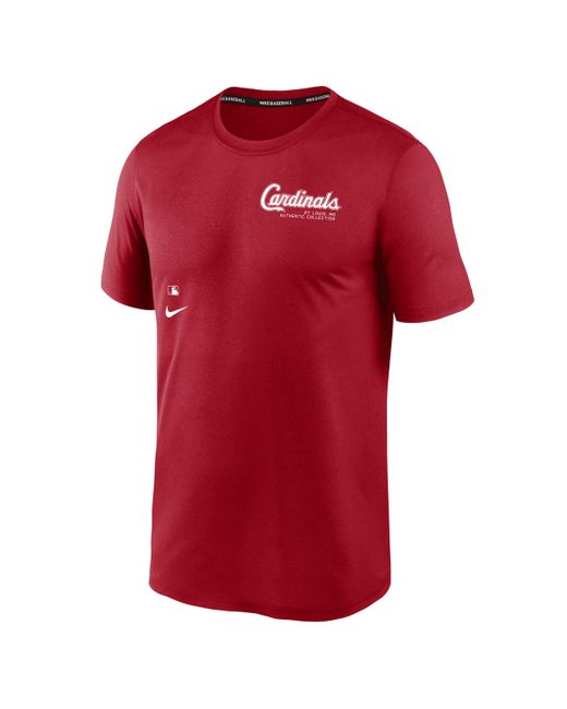 Nike Red St. Louis Cardinals Authentic Collection Early Work Men's Dri-fit Mlb T-shirt for men