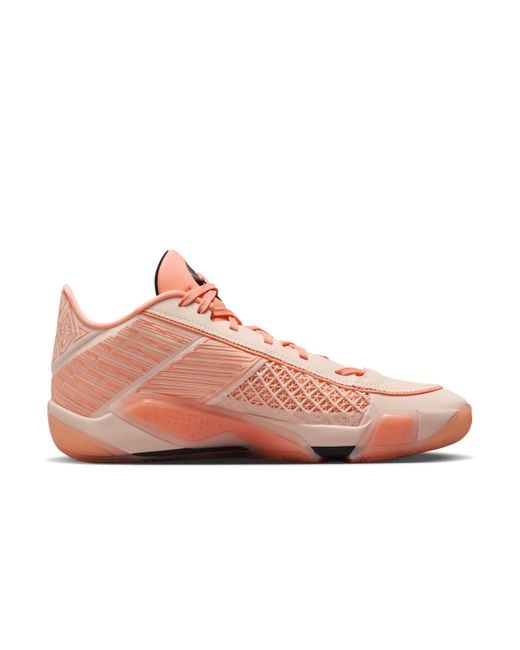 Nike Pink Air Jordan Xxxviii Low Basketball Shoes for men
