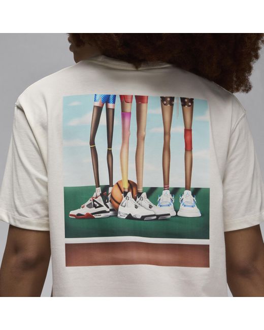 Nike Brown Jordan Artist Series By Darien Birks T-shirt