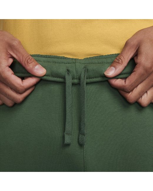 Nike Green Sportswear Fleece Cargo Trousers Cotton for men