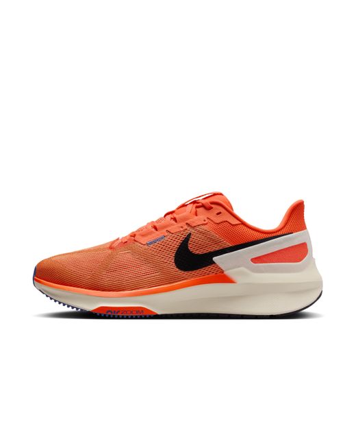 Nike Red Structure 25 Road Running Shoes (Extra Wide) for men