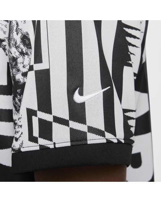 Nike Black Culture Of Football Dri-fit Short-sleeve Soccer Jersey for men