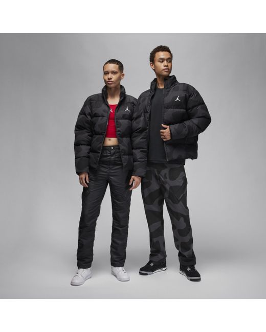 Nike Black Jordan Flight Heritage Down Jacket Cotton
