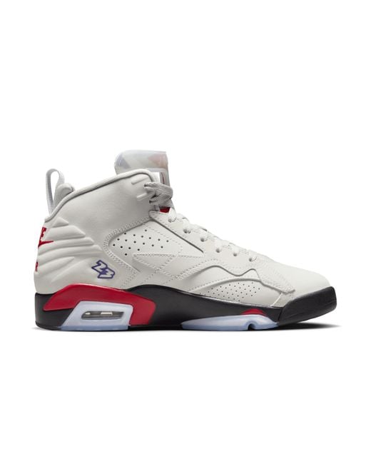 Nike Gray Jumpman Mvp Shoes Leather for men