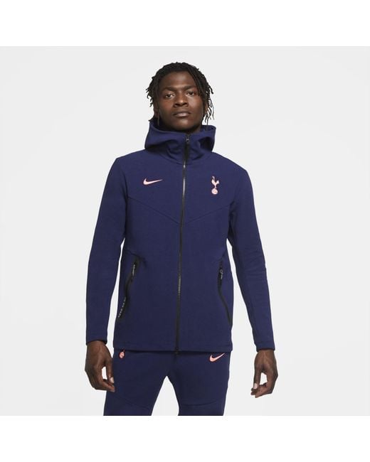 Nike Tottenham Hotspur Tech Pack Full-zip Hoodie Blue for men
