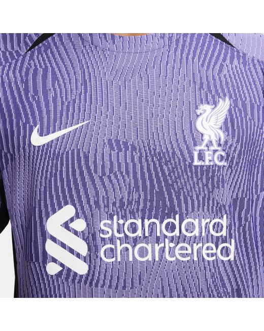 Nike Purple Liverpool F.c. 2023/24 Match Third Dri-fit Adv Football Shirt 50% Recycled Polyester for men