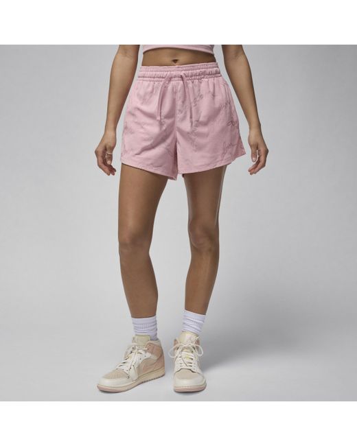 Shorts in maglia jordan di Nike in Pink