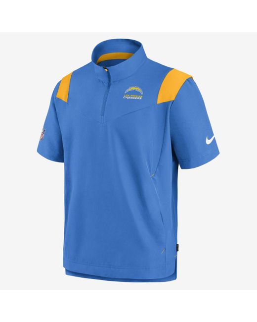 Nike Synthetic Sideline Coach Lockup Short-sleeve Jacket in Blue,Gold ...
