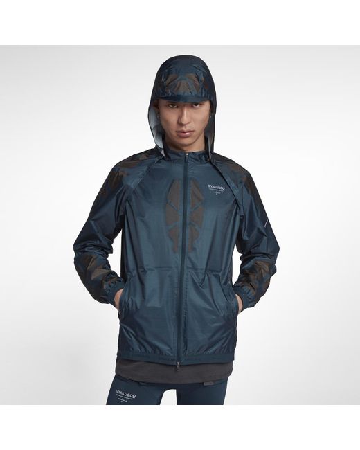 Nike Gyakusou Men's Hooded Running Jacket in Blue for Men | Lyst
