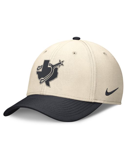 Nike Brown Texas Rangers City Connect Swoosh Dri-fit Mlb Hat for men