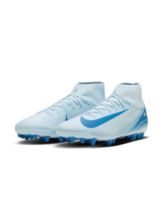 Nike Mercurial Superfly 10 Academy Ag High top Soccer Cleats in Blue for Men Lyst