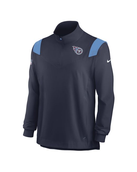 Nike Repel Coach (nfl Tennessee Titans) 1/4-zip Jacket In Blue, for Men ...