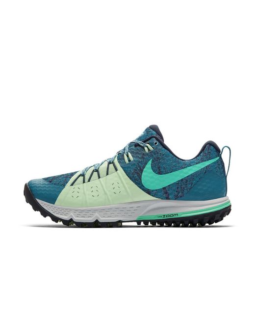 Nike Air Zoom Wildhorse 4 Women's Running Shoe in Green | Lyst