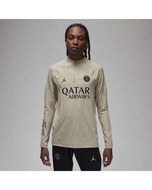 Nike Natural Paris Saint-germain Strike Elite Third Jordan Dri-fit Adv Football Drill Top 50% Recycled Polyester for men