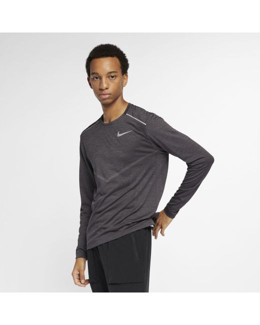 nike black running top