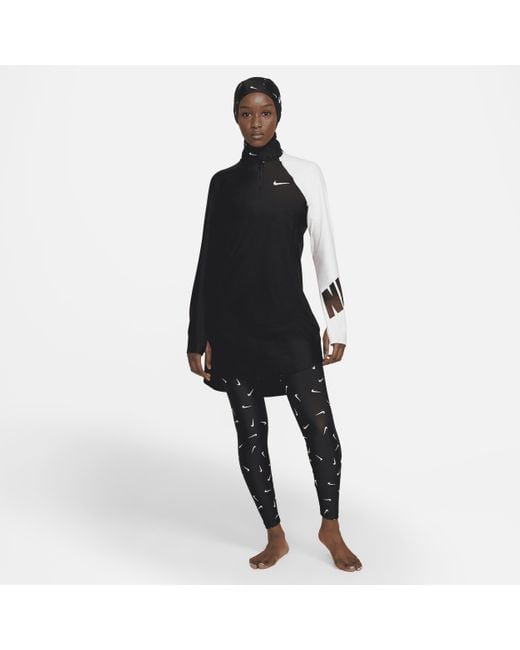Nike Black Victory Slim Swim leggings Polyester