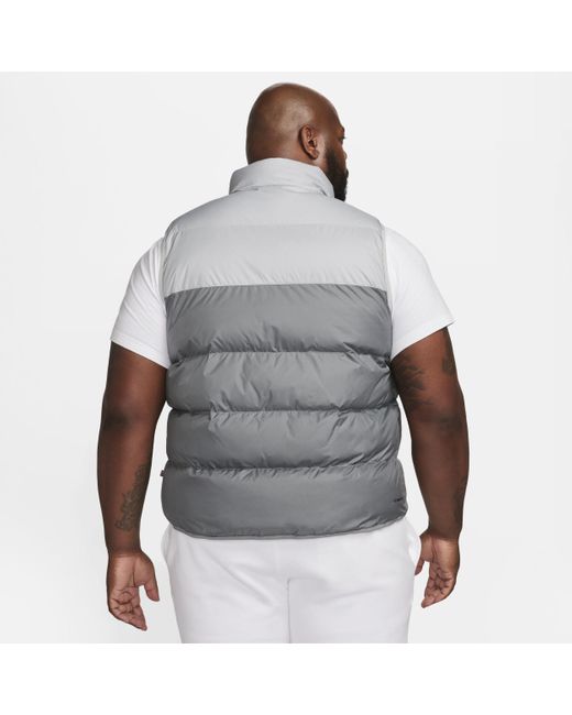 Nike Gray Storm-fit Windrunner Insulated Gilet 50% Recycled Polyester for men