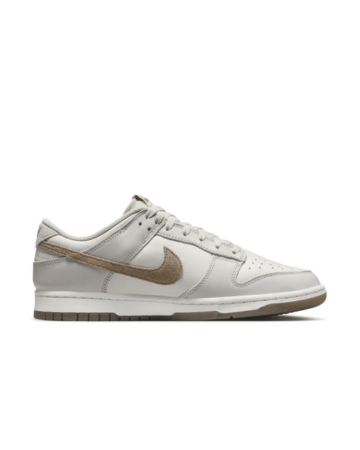 Nike White Dunk Low Retro Se Shoes Leather for men
